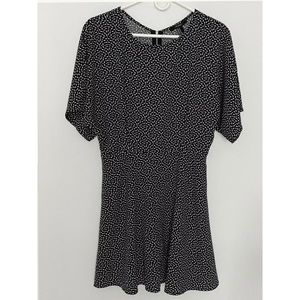 Forever 21 Womens Diamond Fit Flare Dress